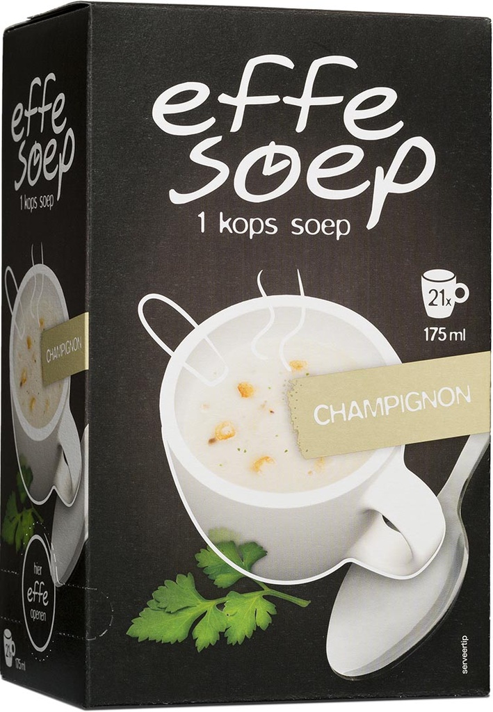 Soep Effe Soep 1-kops champignon 175ml (21)