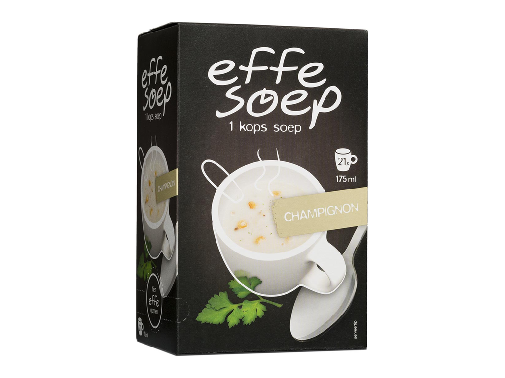 Soep Effe Soep 1-kops champignon 175ml (21)