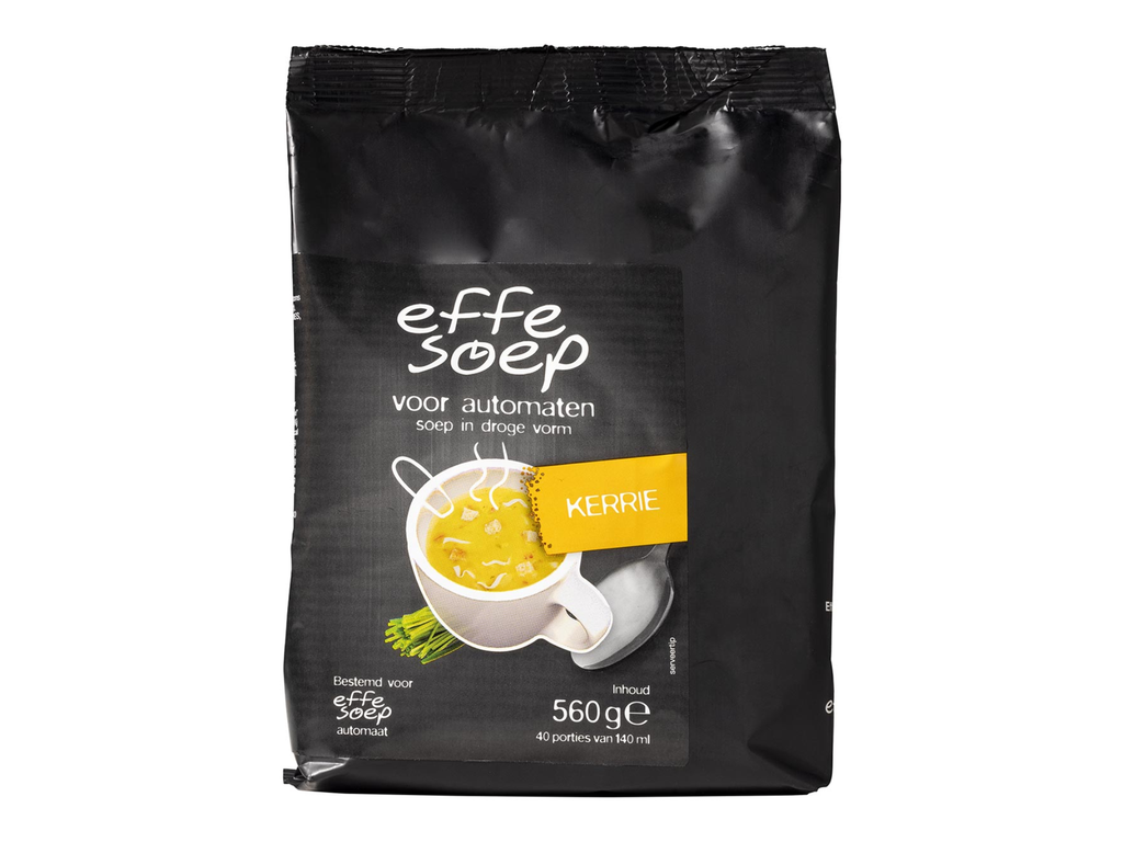 Soep Effe Soep vending kerrie 140ml zak (40)