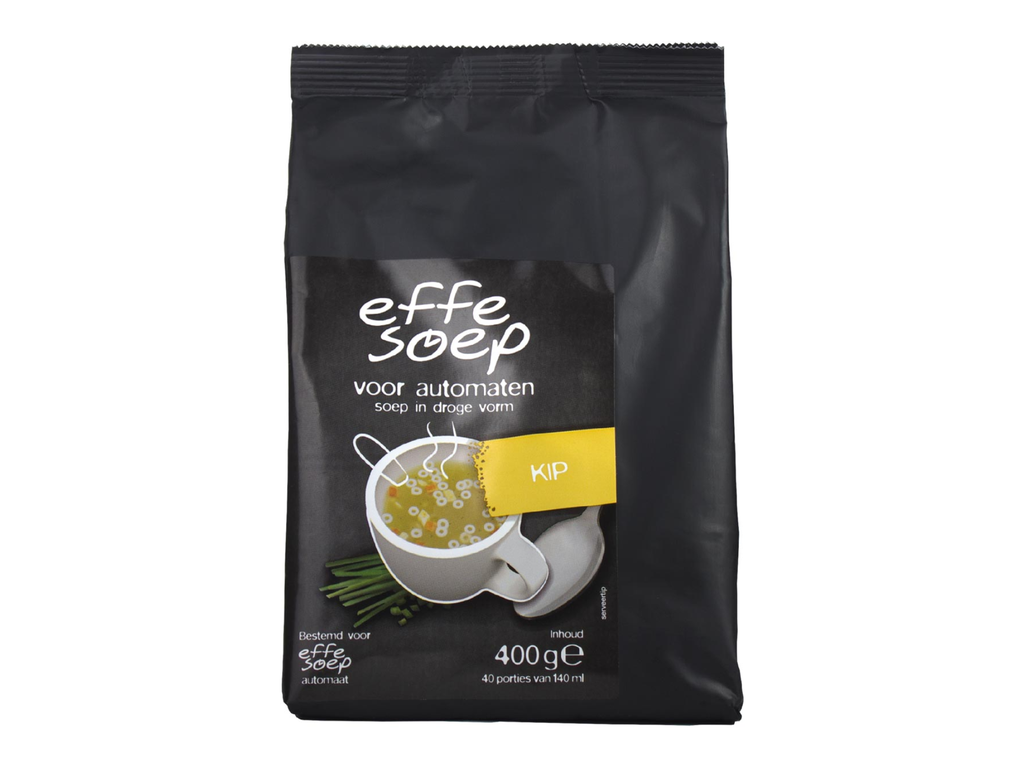 Soep Effe Soep vending kip 140ml zak (40)