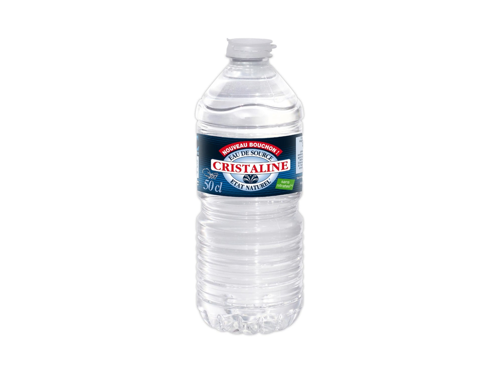 Water Cristaline plat niet-bruisend fles van 50 cl (24)