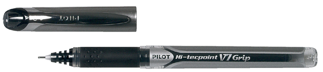 Rollerpen Pilot Hi-Tecpoint V7 grip medium naaldpunt zwart