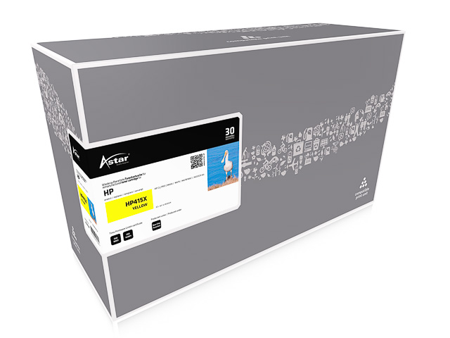 Toner Astar voor HP 415X W2032X 6.000 pag yellow