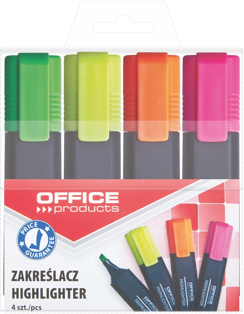 Markeerstift Office Products schuine punt 1-5mm assorti (4)