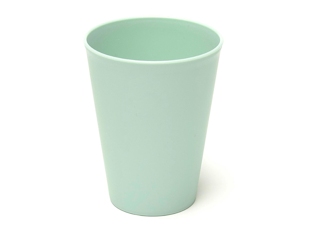 Beker herbruikbaar DBP kunststof 360ml pastelgroen