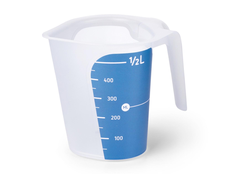 Maatbeker DBP Cuisio kunststof 500ml transparant