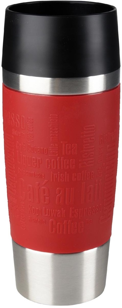 Thermosbeker Emsa Travel Mug 0,36L rood