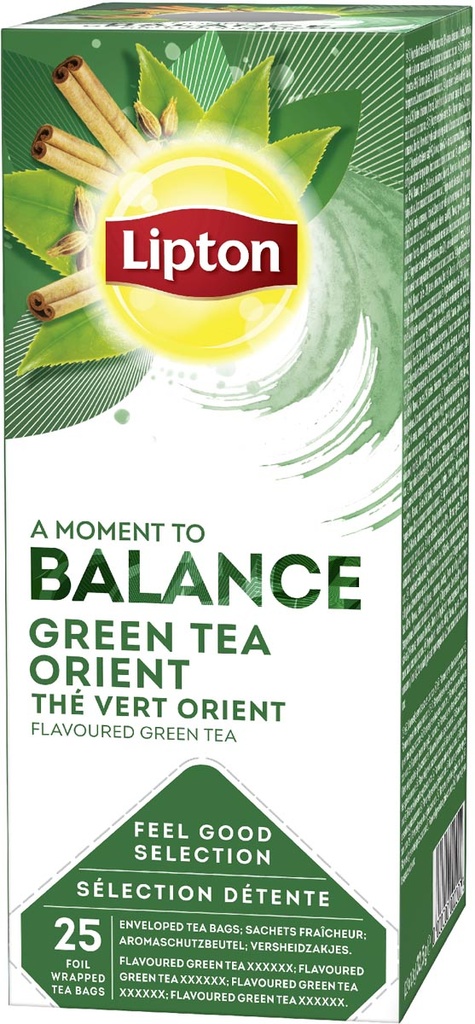 Thee Lipton Feel Good Selection groene thee Orient (25)