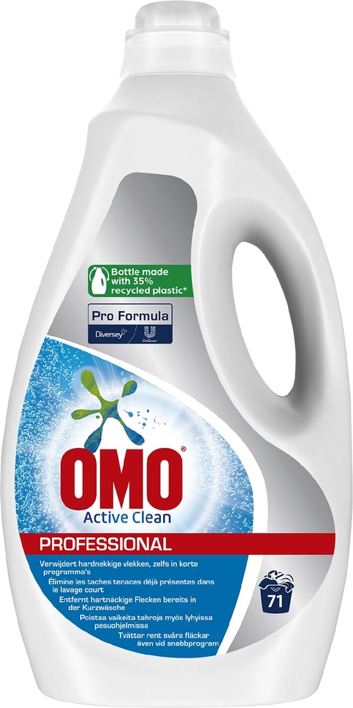 Wasmiddel vloeibaar Omo Active Clean 5L