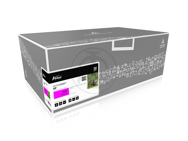 Toner Astar voor HP 307A CE743A 7.300 pag magenta