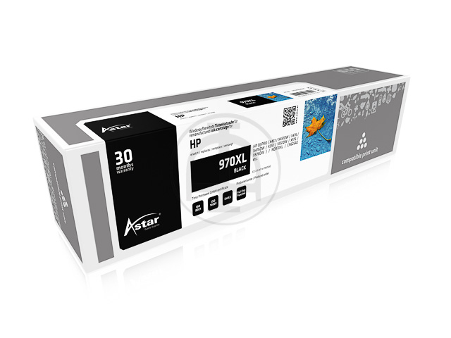 Inkt voor Astar HP CN625A 970XL BK