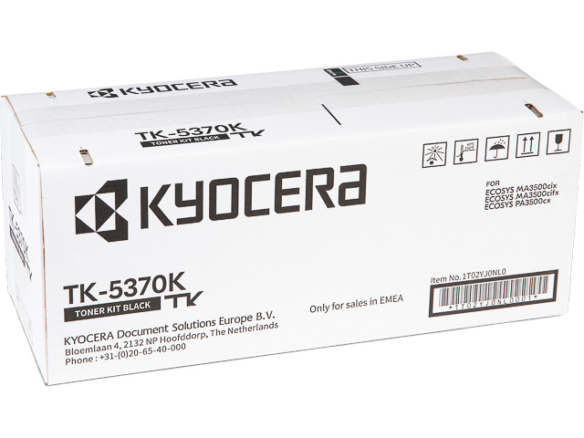 Toner Kyocera Color laser TK-5370 Ecosys MA3500 7.000 pag. BK