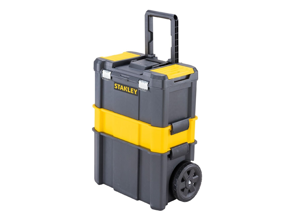 Gereedschapswagen Stanley Essential 3in1 47,5x28,3x63cm zwart/geel