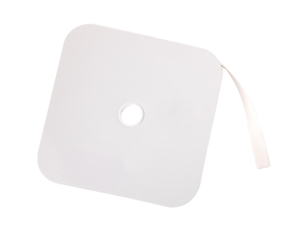 Klittenband zelfklevend Bouhon rol 25m enkel lussen (stof) wit