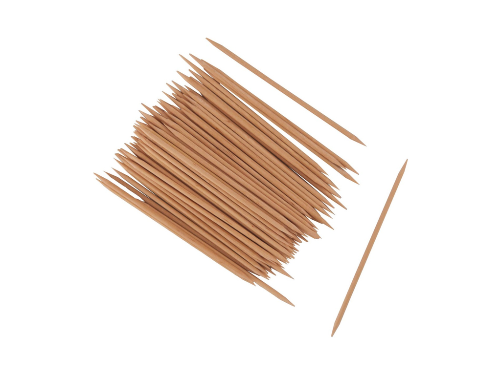 Knutseltandenstokers Bouhon hout 10cm (100)