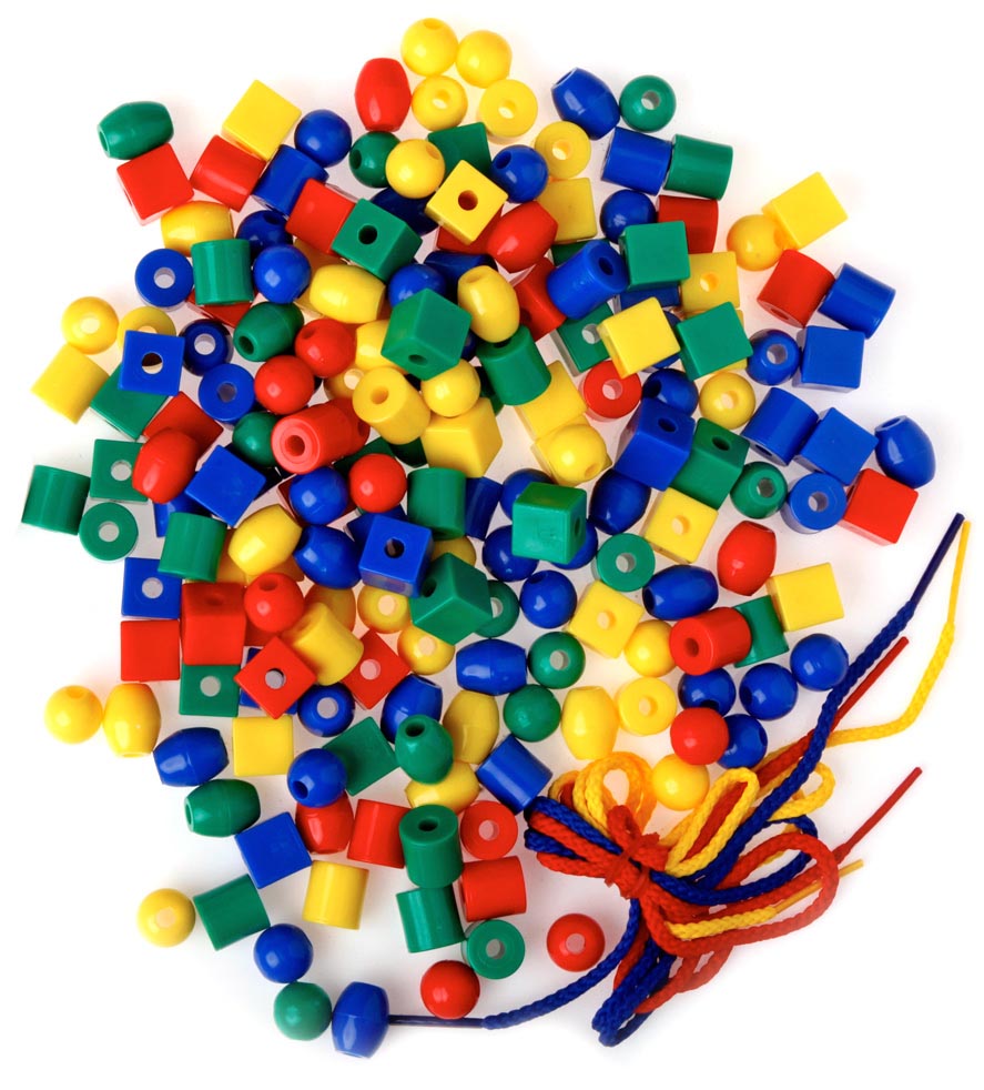 Parels Bouhon pak met 650 parels en 6 veters assorti
