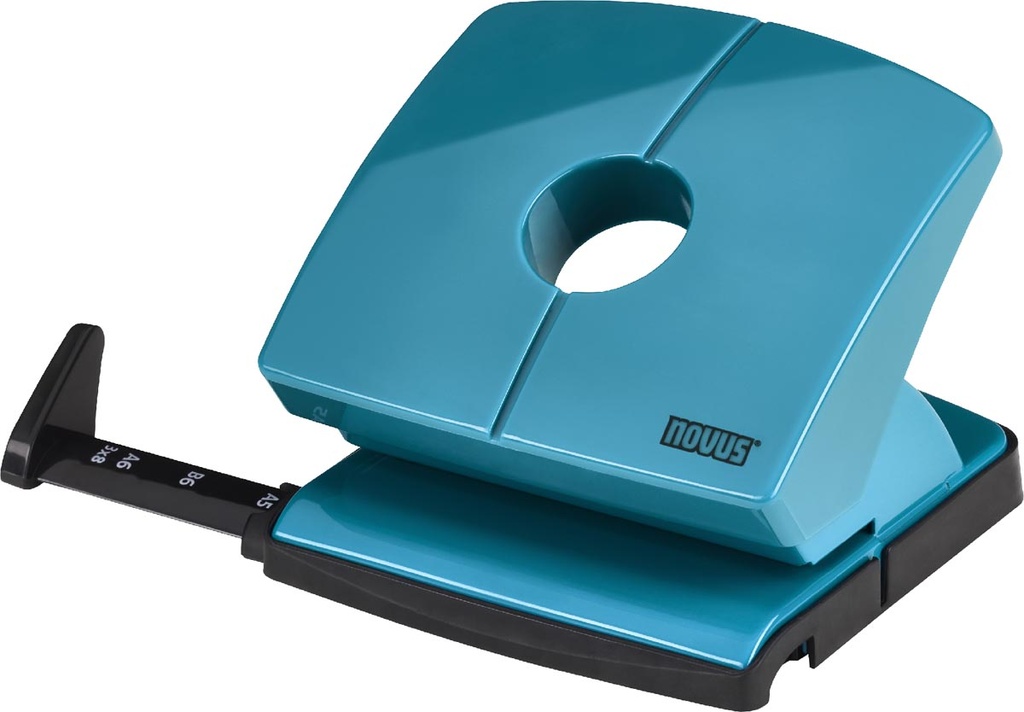 Perforator Novus Color ID 2.0 B220 Bright Petrol 2-gaats 20vel blauw