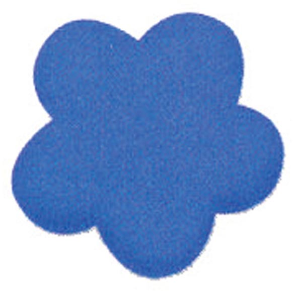 Sticker plakvorm bloem Bouhon assorti (400)