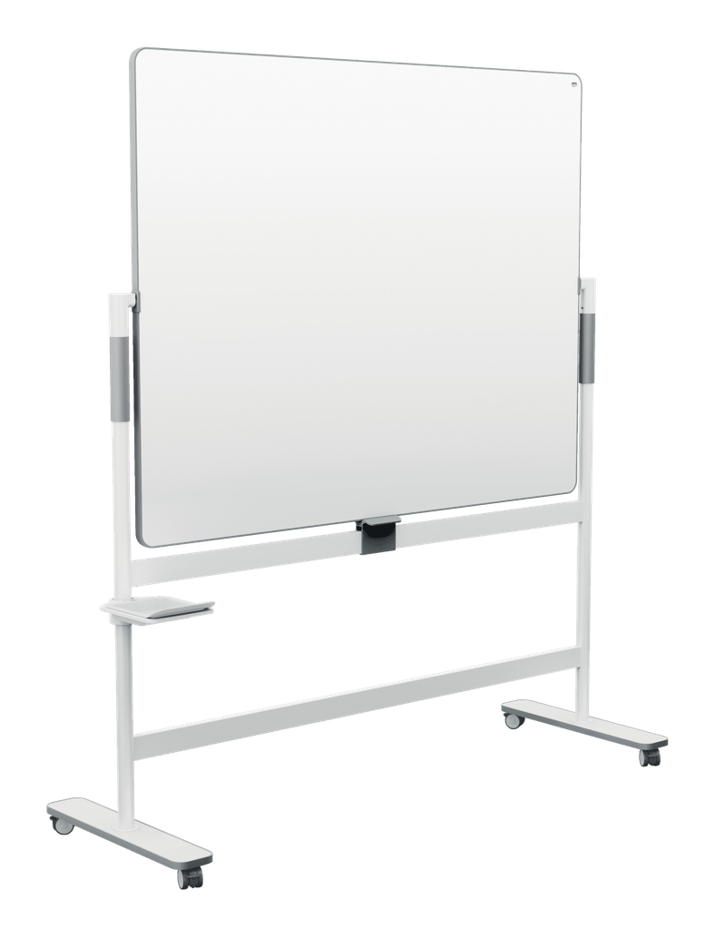 Whiteboard Nobo Move&Meet Mobiel kantelbord staal 150x120cm grijs