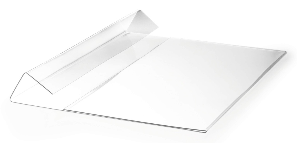 Documenthoes Durable Hard Cover A5 liggend met vouw transparant