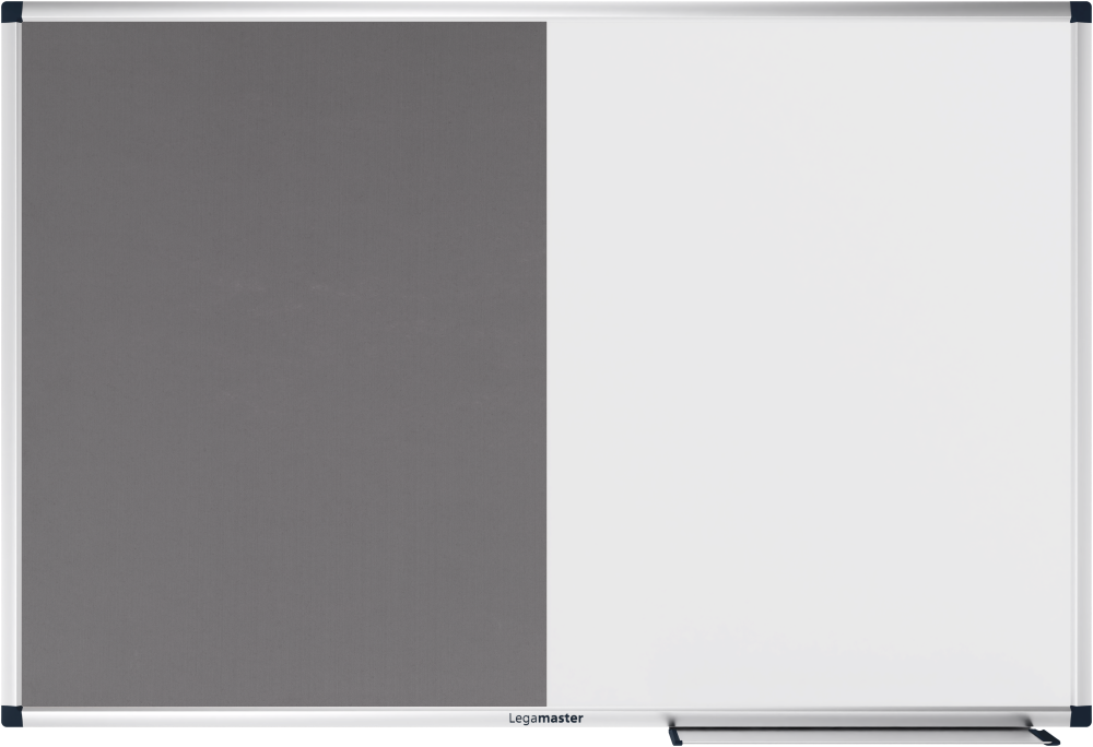 Combiboard viltprikbord-whiteboard Legamaster Unite 60x90cm grijs