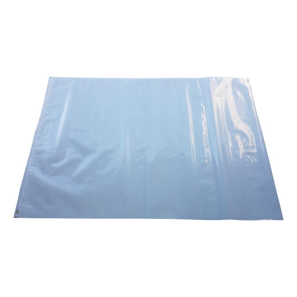 Beschermhoes met zip ft 122x88cm A0 LDPE 120µ transparant