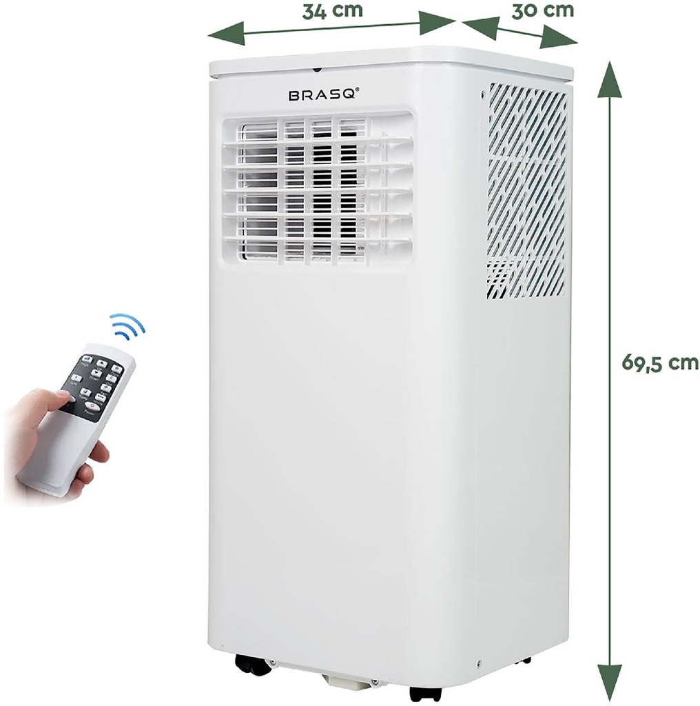 Mobiele airconditioner Brasq MAC9000 9000 BTU wit