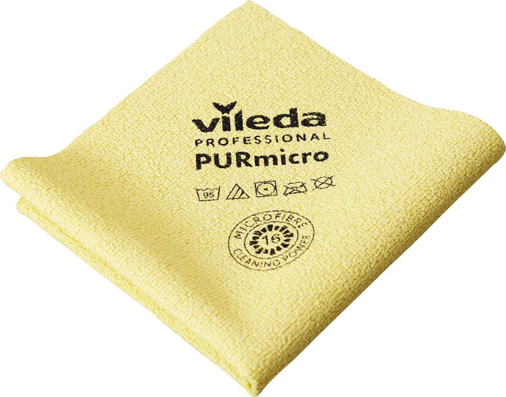 Microvezeldoek Vileda Purmicro Active geel (5)