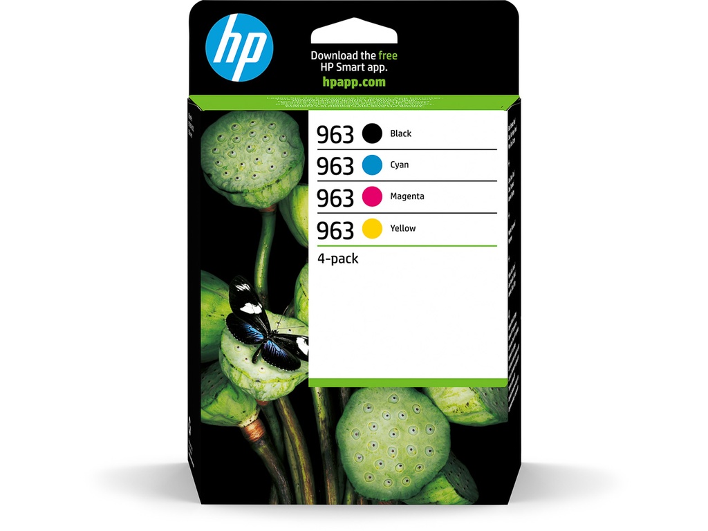 Cartridge HP inkjet 963 OfficeJet pro 9010 1000 pag/700 pag VALUE PACK BK/COL