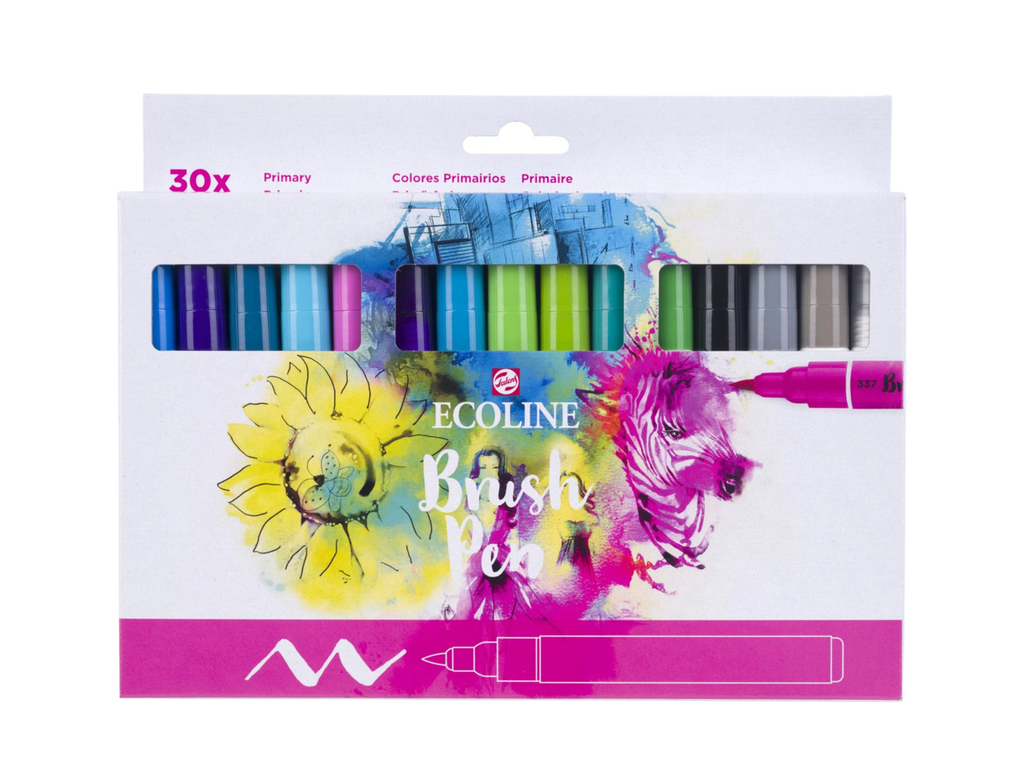 Brushpen Talens Ecoline Additional set assorti (30)