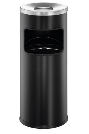 Afvalbak met asbak Durable Safe 17L rond