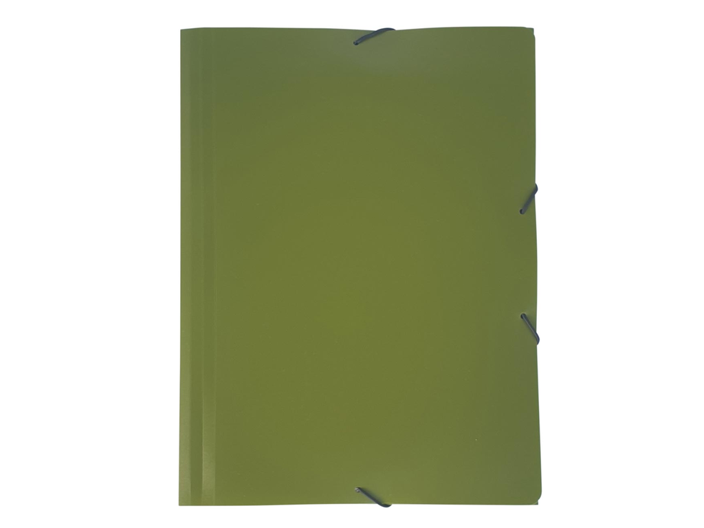 Elastomap Bronyl Nature PP A5 kaki groen