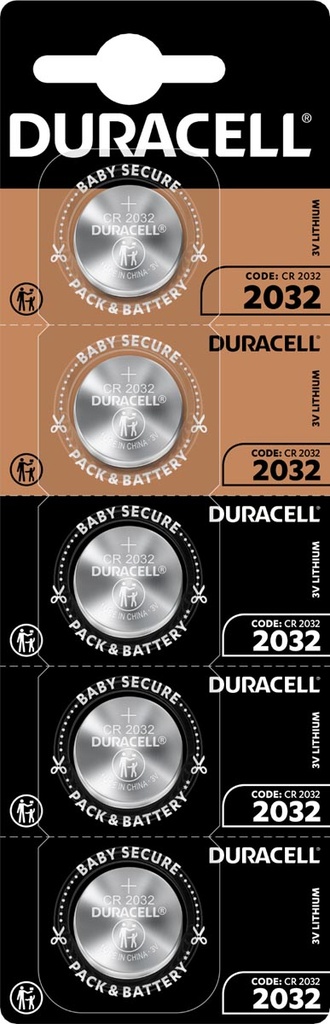 Knoopcelbatterij Duracell Specialty Electronics CR2032 (5)