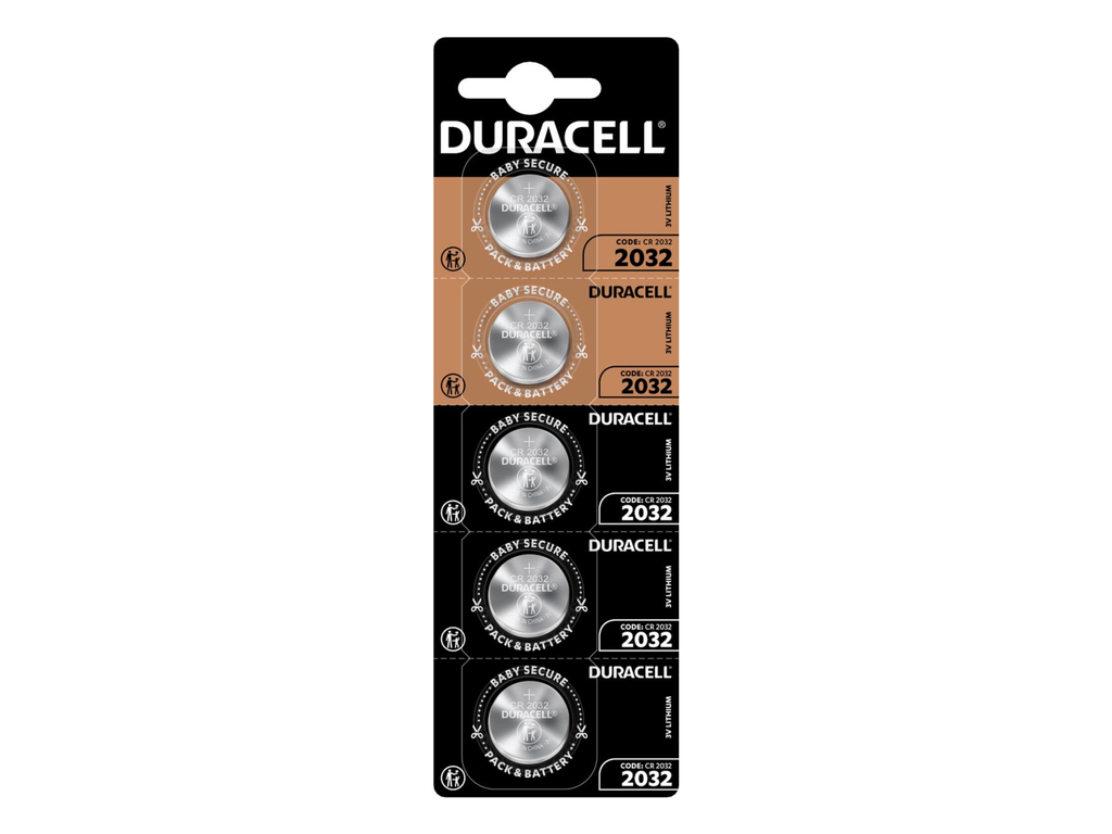 Knoopcelbatterij Duracell Specialty Electronics CR2032 (5)