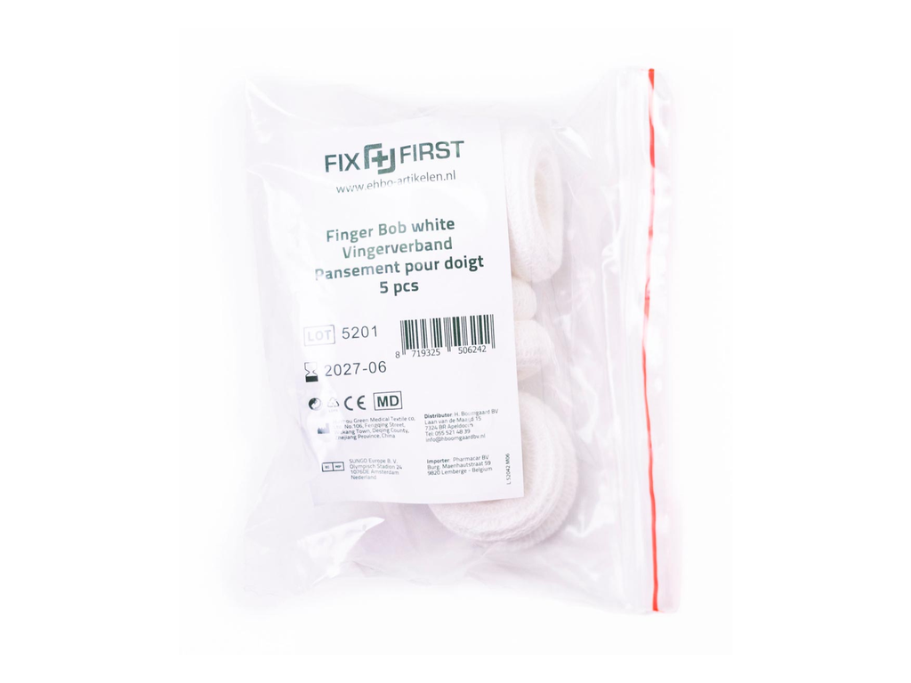 Vingerbobs Fixfirst textiel wit (5)