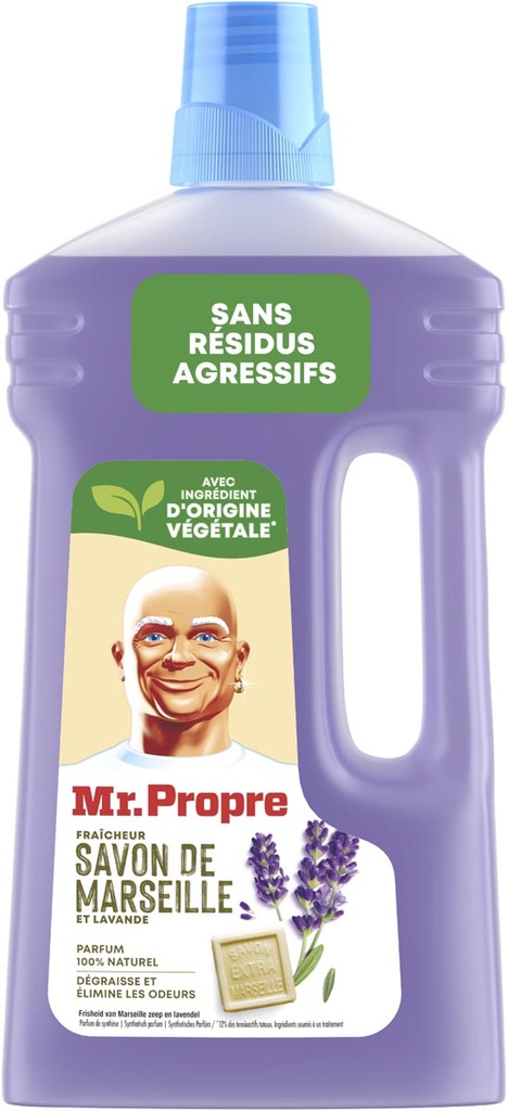 Allesreiniger Mr. Proper Savon de Marseille lavendel fles 1L