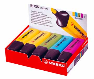 Markeerstift Stabilo Boss Original assorti (10)