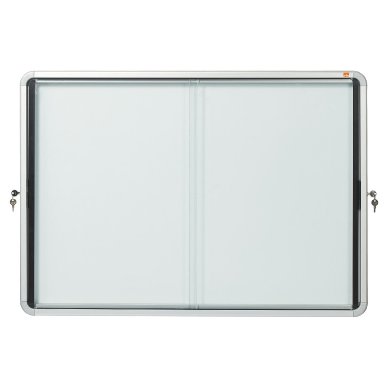 Binnenvitrine Nobo magnetisch met schuifdeur 8xA4