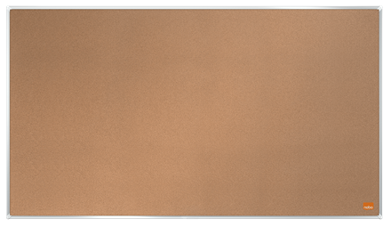 Kurkbord Nobo Impression Pro Widescreen 71x40cm bruin