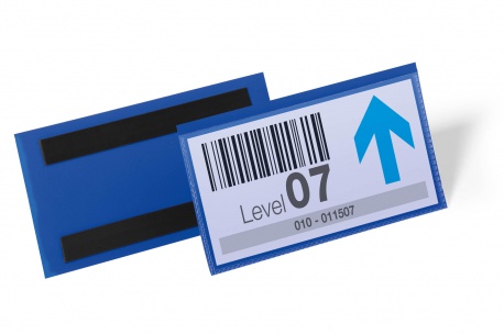 Documenthoes Durable 150x67mm magnetisch blauw (50)
