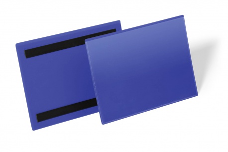 Documenthoes Durable A5 liggend 210x148mm magnetisch blauw (50)