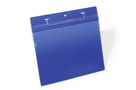 Documenthoes Durable A4 liggend 297x210mm met ophangbeugel blauw (50)