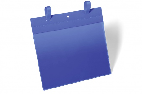 Documenthoes Durable A4 liggend 297x210mm met bindriemen blauw (50)