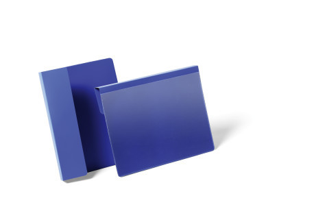 Documenthoes Durable A5 liggend 210x148mm met vouw blauw (50)