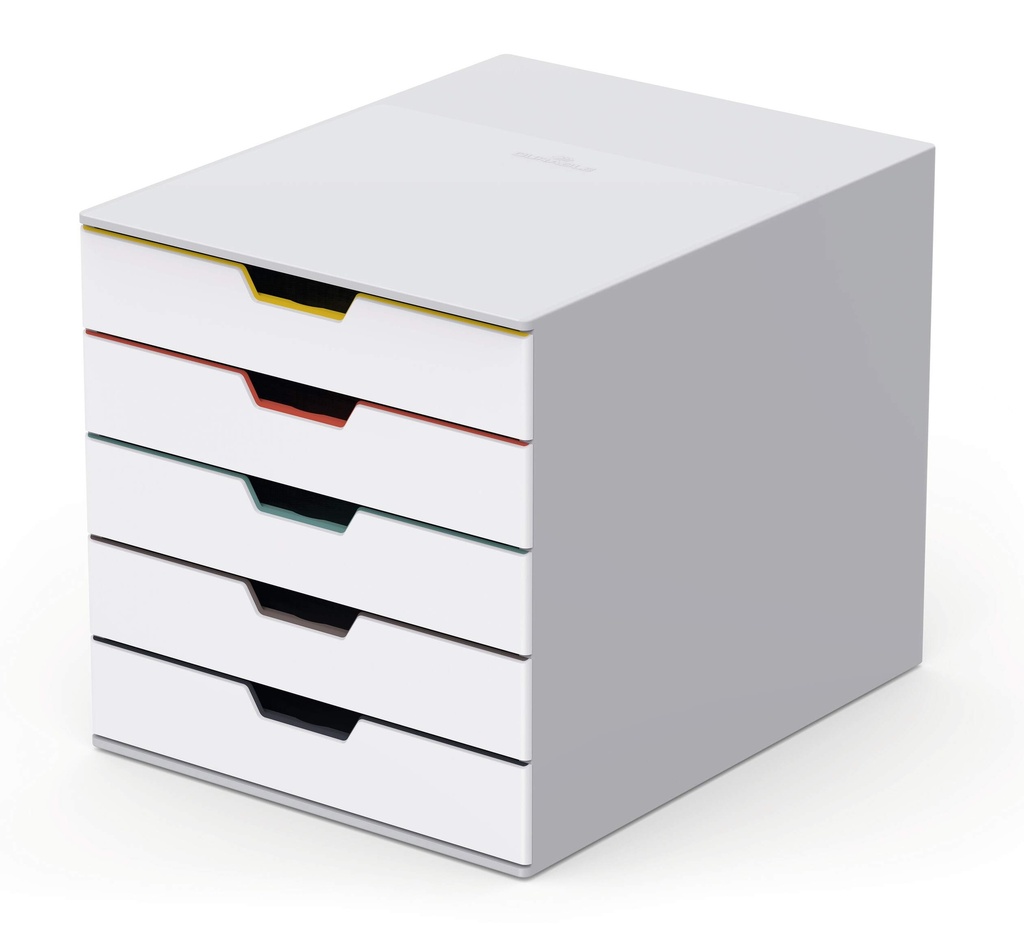 Ladenblok Durable Varicolor Mix 5 gesloten laden wit/assorti