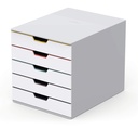 Ladenblok Durable Varicolor Mix 5 gesloten laden wit/assorti