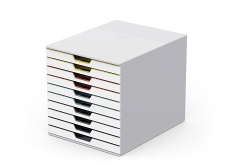 Ladenblok Durable Varicolor Mix 10 gesloten laden wit/assorti