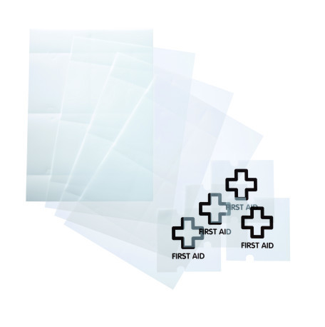 Navulfolie voor Durable Crystal Sign 105x105mm