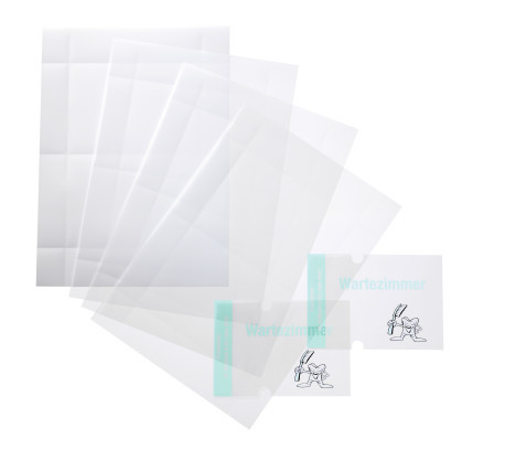 Navulfolie voor Durable Crystal Sign 148x148mm