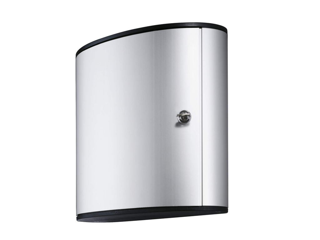 Sleutelkast Durable Key Box 18 sleutels met cilinderslot metaal-zilver (D195123)